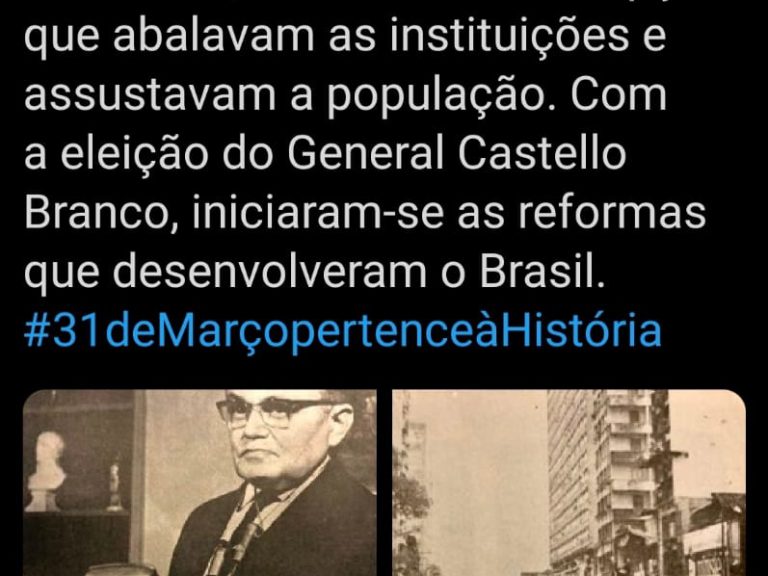 Tuíte Mourão