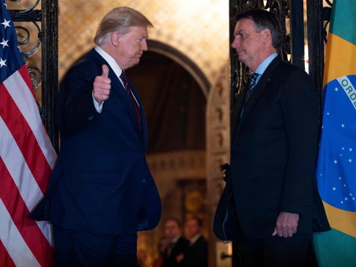 Trump e Bolsonaro eleição