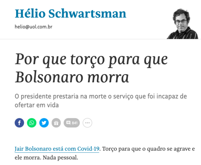 Artigo Schwartsman