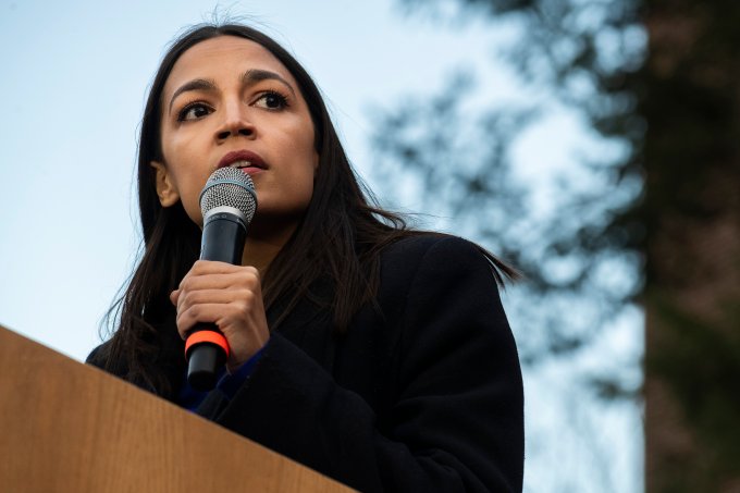 Alexandria Ocasio-Cortez Brittany Greeson/Getty Images