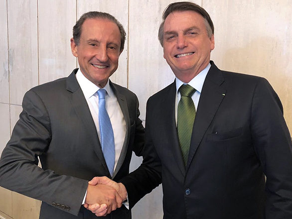 Paulo Skaf e Jair Bolsonaro