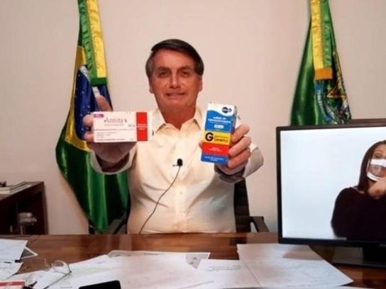 Bolsonaro e cloroquina