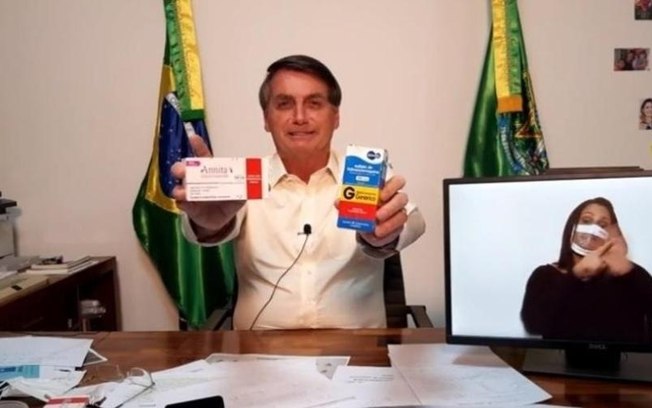 Bolsonaro e cloroquina