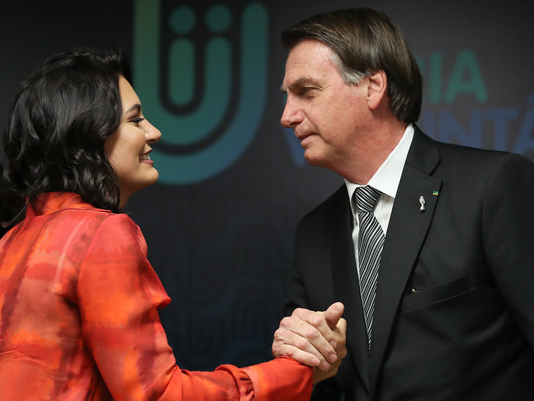 Michelle e Bolsonaro