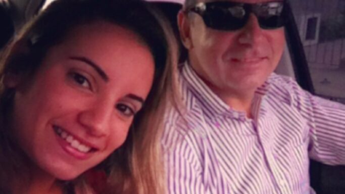 Queiroz e a filha Nathália