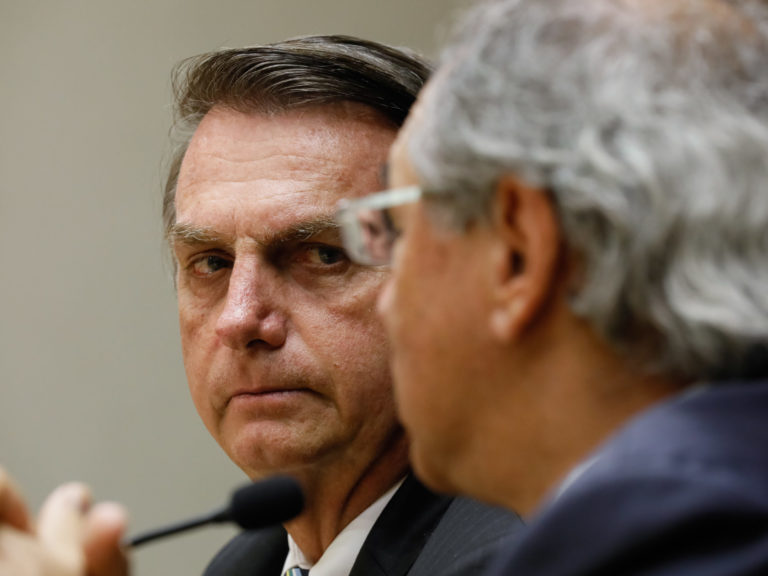 Bolsonaro e Paulo Guedes