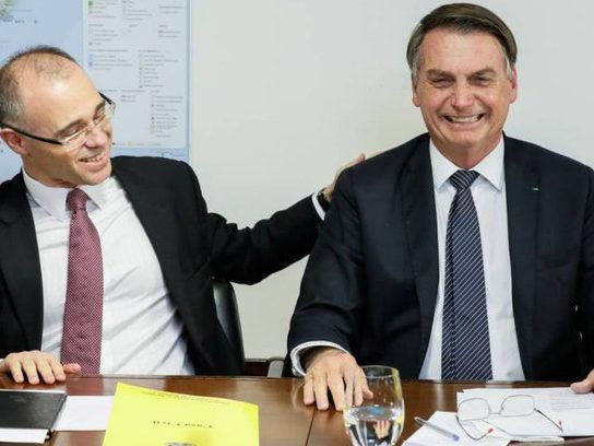 André Mendonça e Bolsonaro