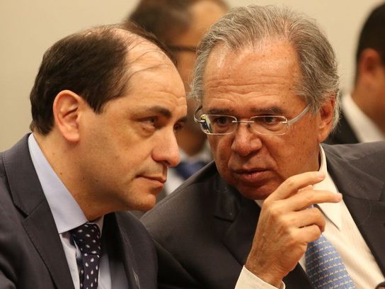 Waldery Rodrigues e Paulo Guedes