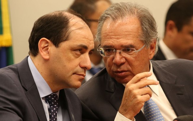 Waldery Rodrigues e Paulo Guedes