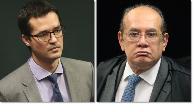 Deltan Dallagnol e Gilmar Mendes