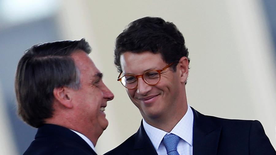 Ricardo Salles e Bolsonaro