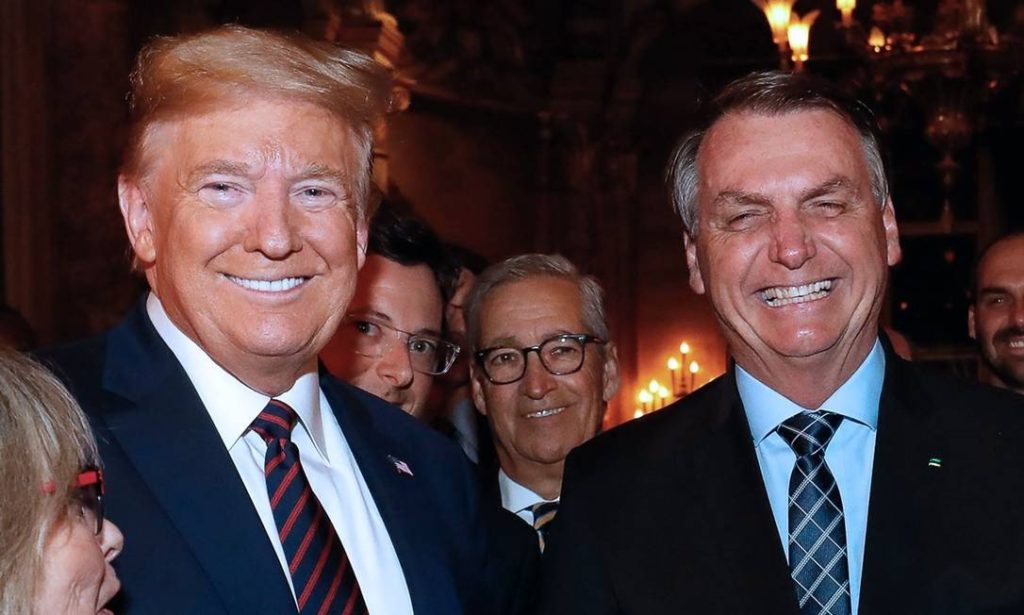 Bolsonaro e Trump - Amazônia