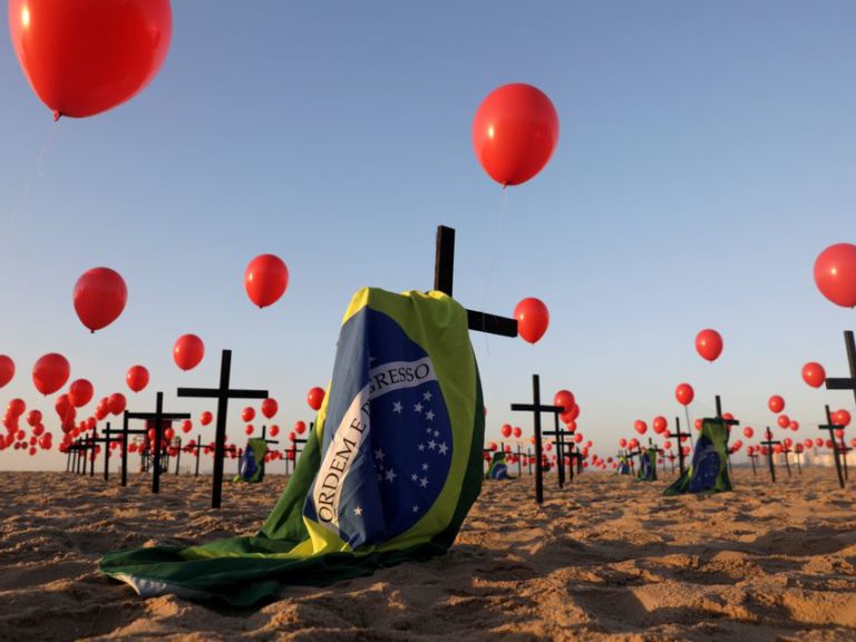 Brasil Pandemia Mortes Covid-19