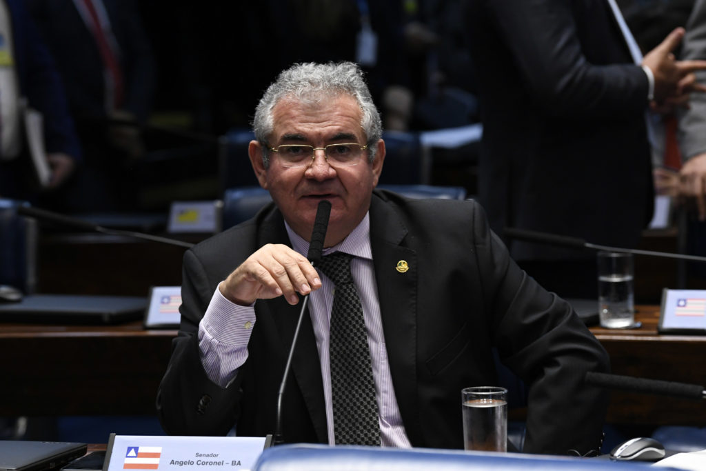 Plenário do Senado Federal durante sessão deliberativa ordinária. Em pronunciamento, senador Angelo Coronel (PSD-BA). Foto: Jefferson Rudy/Agência Senado