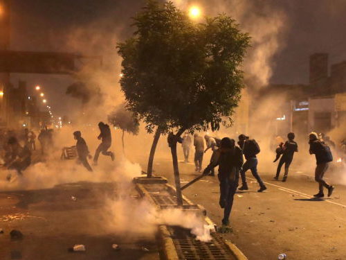 Protestos Peru