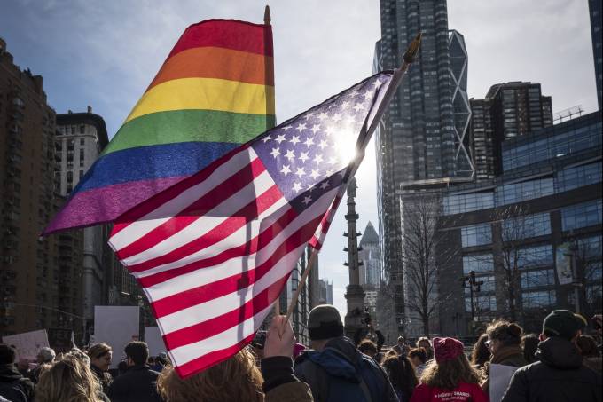 Comunidade LGBT+ teve recorde de candidatos e eleitores em 2020 (Ira L. Black/Corbis/Getty Images) Reprodução