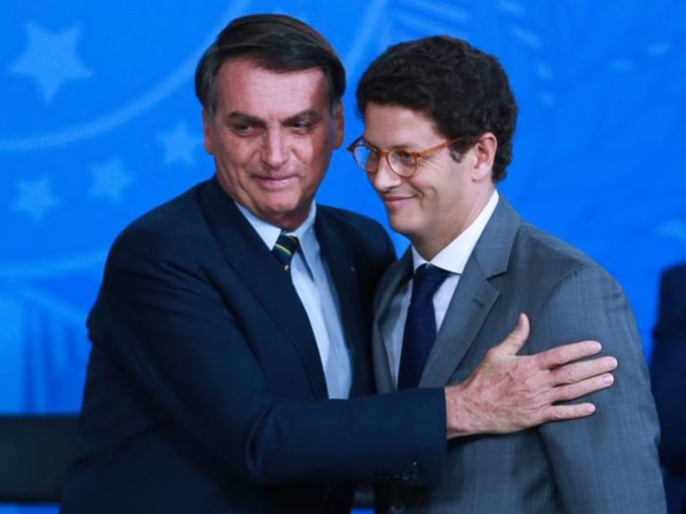 Ricardo Salles e Jair Bolsonaro