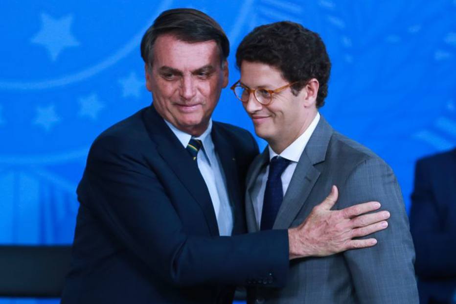 Ricardo Salles e Jair Bolsonaro