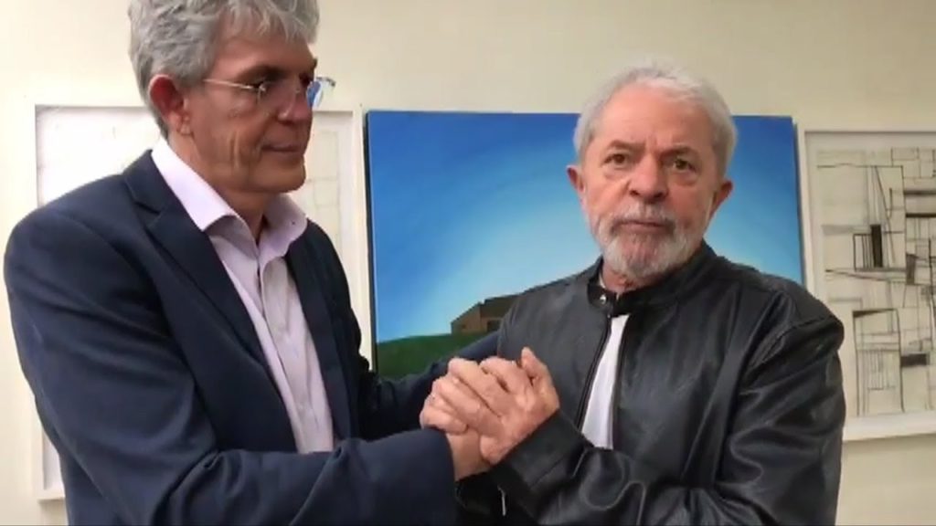 Em meio a disputa entre o PT e o diretório municipal do partido em João Pessoa, Lula gravou vídeo em apoio ao candidato Ricardo Coutinho (PSB)