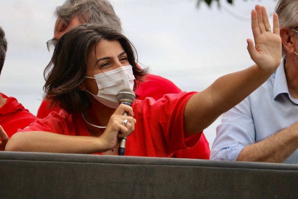 Manuela D'Ávila (PCdoB) lidera pesquisa para a Prefeitura de Porto Alegre. Foto: Joaquim Moura