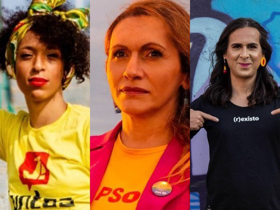 Da esq. para a dir.: Erika Hilton (PSOL), Linda Brasil (PSOL) e Duda Salabert (PDT) (Foto: Reprodução/Instagram/Arquivo Pessoal)