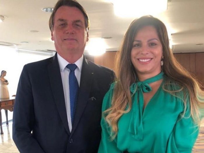 Justiça - Jair Bolsonaro e Edianne Abreu Edianne
