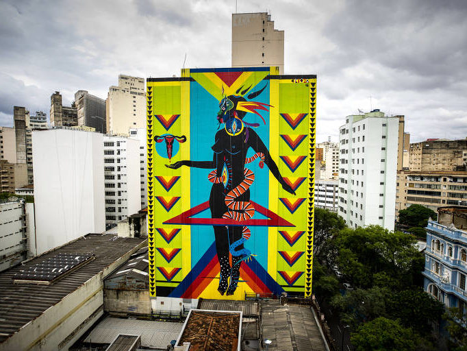 Na petição, morador de Belo Horizonte argumentou que obra da artista Criola seria de gosto duvidoso Foto: Reprodução