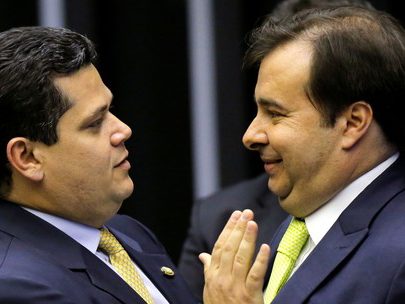 Davi Alcolumbre e Rodrigo Maia