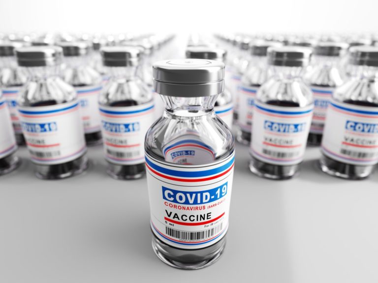 Coronavirus Covid-19 vaccine. Covid19 vaccination production and supply