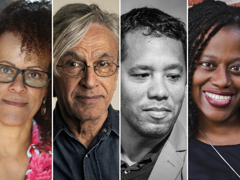 Bernardine Evaristo, Caetano Veloso, Itamar Vieira Junior e Regina Porter foram os destaques da Flip 2020 — Foto: Divulgação