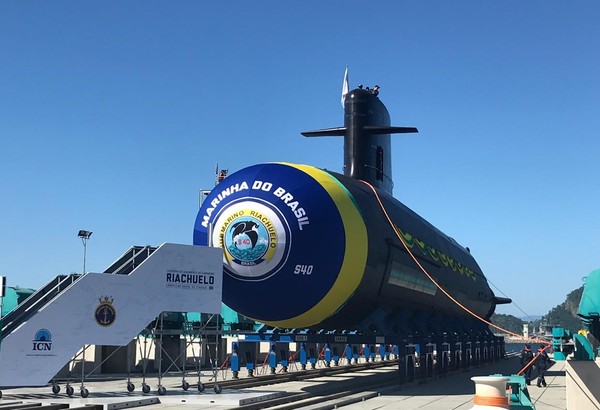 Humaitá, é o segundo de quatro submarinos que estão sendo construídos no país dentro do Programa de Desenvolvimento de Submarinos (Prosub)