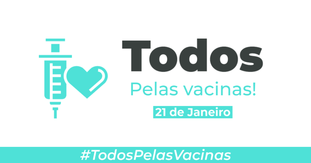 campanha #TodosPelasVacinas 