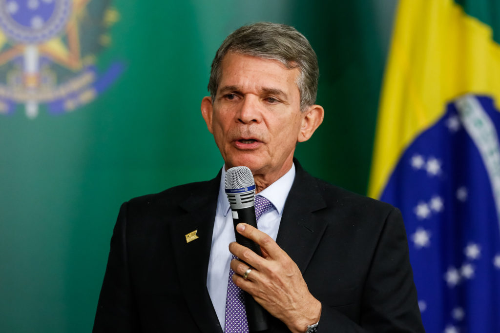 O general Joaquim Silva e Luna, atual diretor da Itaipu Binacional, foi indicado pelo presidente Jair Bolsonaro para presidir a Petrobras.
Foto: Isac Nóbrega/PR
