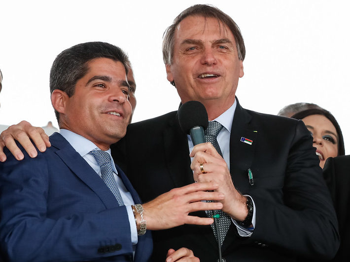 ACM Neto e Bolsonaro DEM