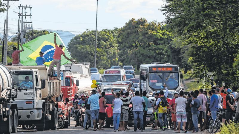 greve dos caminhoneiros