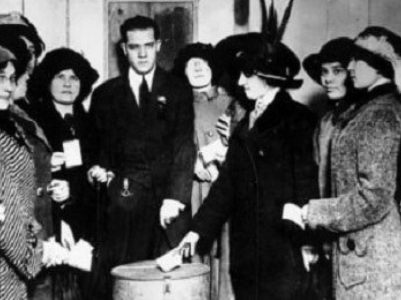 Há 90 anos as mulheres conquistaram o direito ao voto no Brasil. Foto: Arquivo / Reprodução via TSE