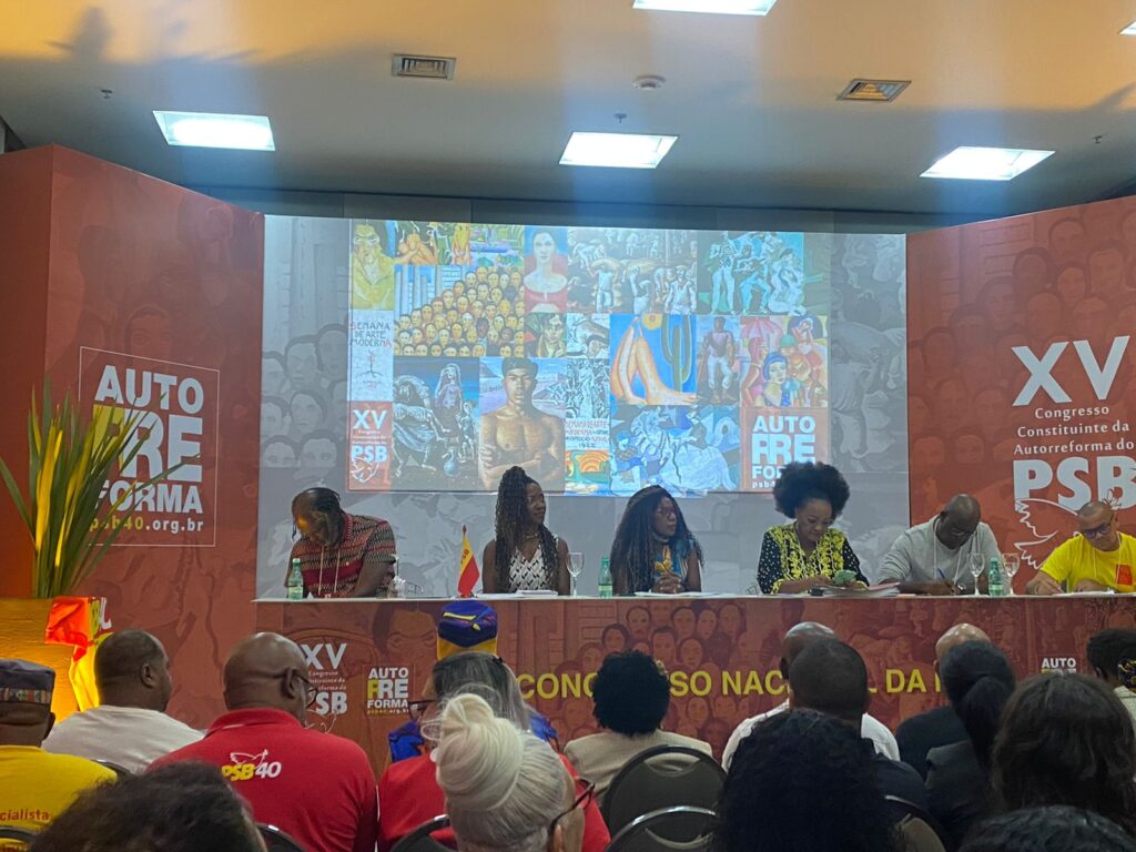 O encontrou da Negritude aconteceu durante os debates dos sete segmentos do partido no XV Congresso Constituinte da Autorreforma do PSB