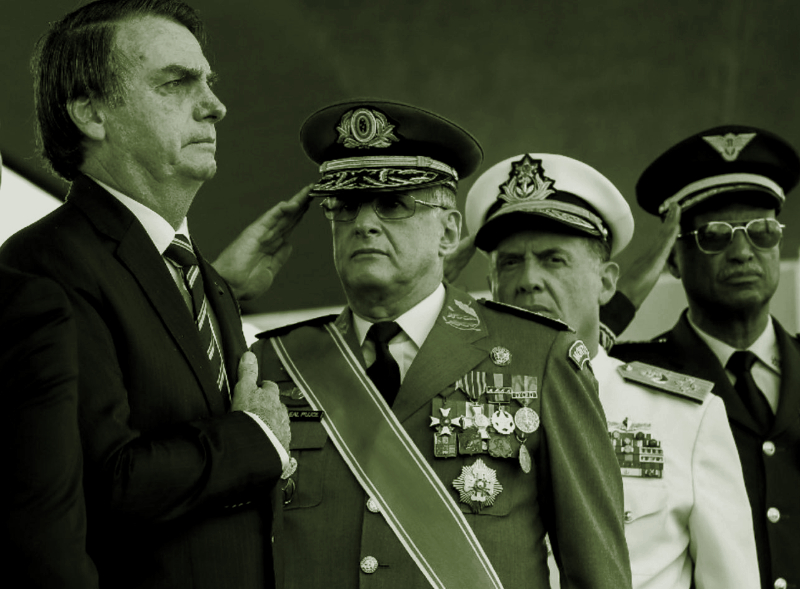 Entre 2018 e 2021, o número de militares em cargos civis saltou de 638 para 1.085 durante o governo de Jair Bolsonaro (PL)