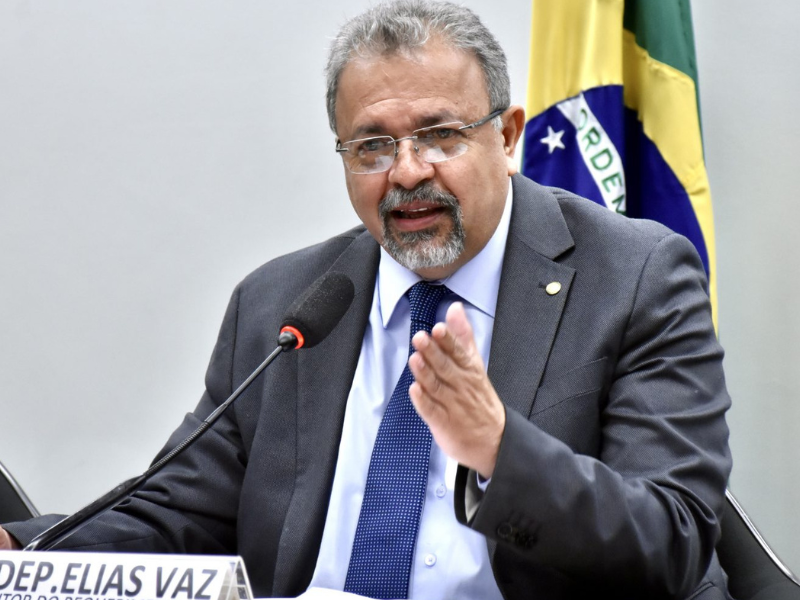 Deputado socialista Elias Vaz. Foto: Reprodução via PSB na Câmara