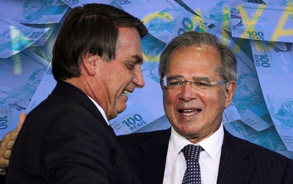 Bolsonaro e o ministro Guedes. Foto: Divulgação