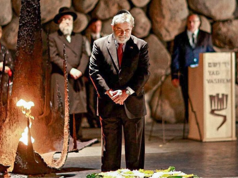 Lula em ato da comunidade judaica.
Créditos: Ricardo Stuckert