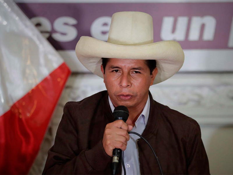 Presidente do Peru, Pedro Castillo. Foto: Reprodução