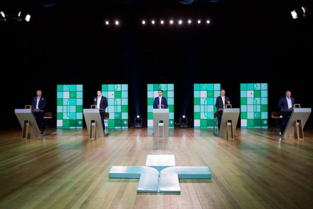 Debate pelo governo de São Paulo. Foto: Marlene Bergamo/Folhapress