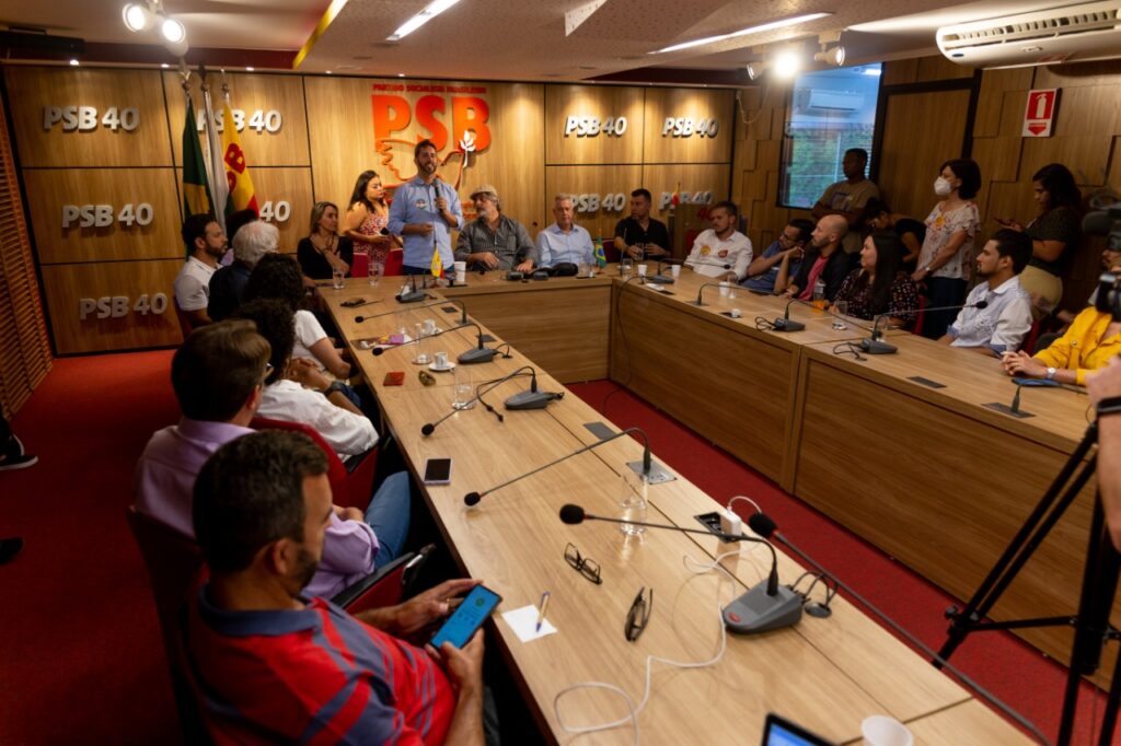 Reunião do PSB/DF na sede Nacional do partido. Foto: Socialismo Criativo.
