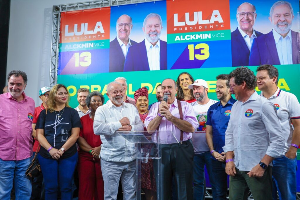 Lula durante evento. Foto; Divulgação.