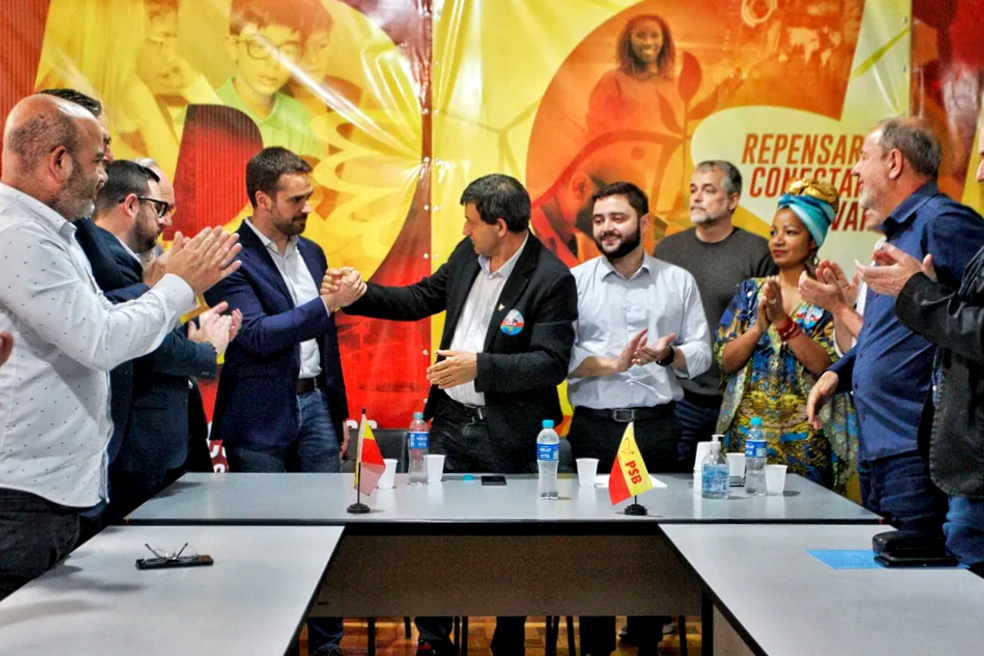 PSB do Rio Grande do Sul, que teve Vicente Bogo como candidato no primeiro turno, oficializou o apoio ao candidato Eduardo Leite