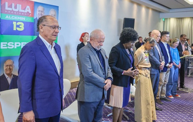 Em evento, Lula e Alckmin reafirma o respeito à liberdade religiosa e à família e desmente notícias falsas compartilhadas