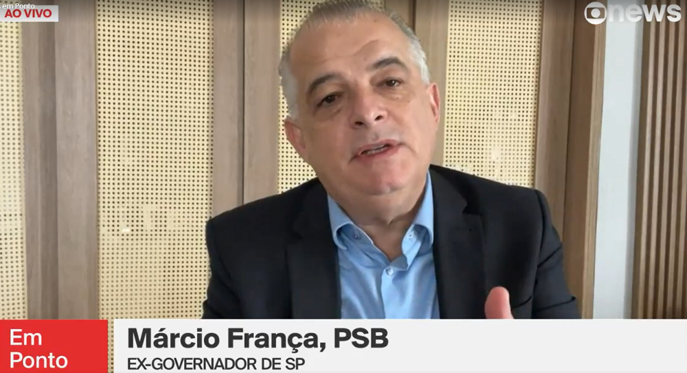 Em entrevista ao Globonews, Márcio França (PSB) fala sobre a transição de governo e expectativas sobre a gestão de Lula e Alckmin