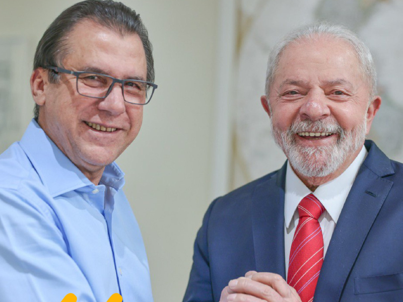 Luiz Marinho e Lula. Foto: Arquivo Pessoal.
