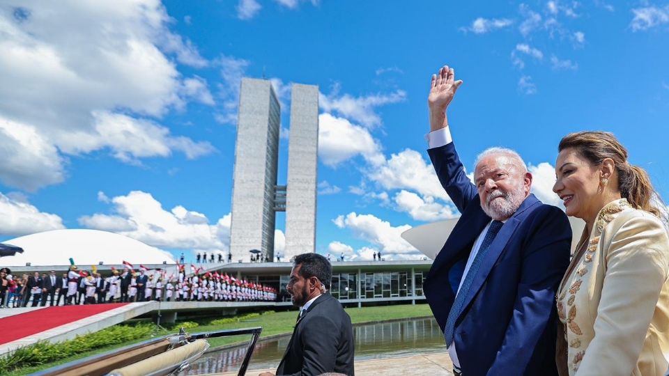 Lula na chegada ao Congresso Nacional. Créditos: Ricardo Stuckert
